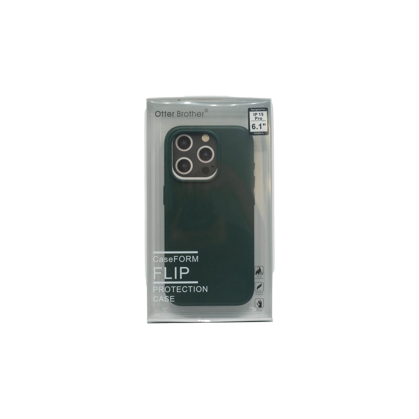Premium Handyhülle für iPhone 15 Pro – Stilvolle Leder-Optik & Rundumschutz