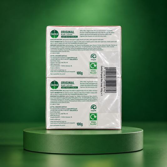Dettol Original Antibakterielle Seife Twin Pack 2 × 100 g