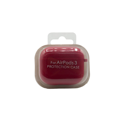 Schutzhülle für Apple AirPods 3 – Robuster Silikon-Schutz in Rot