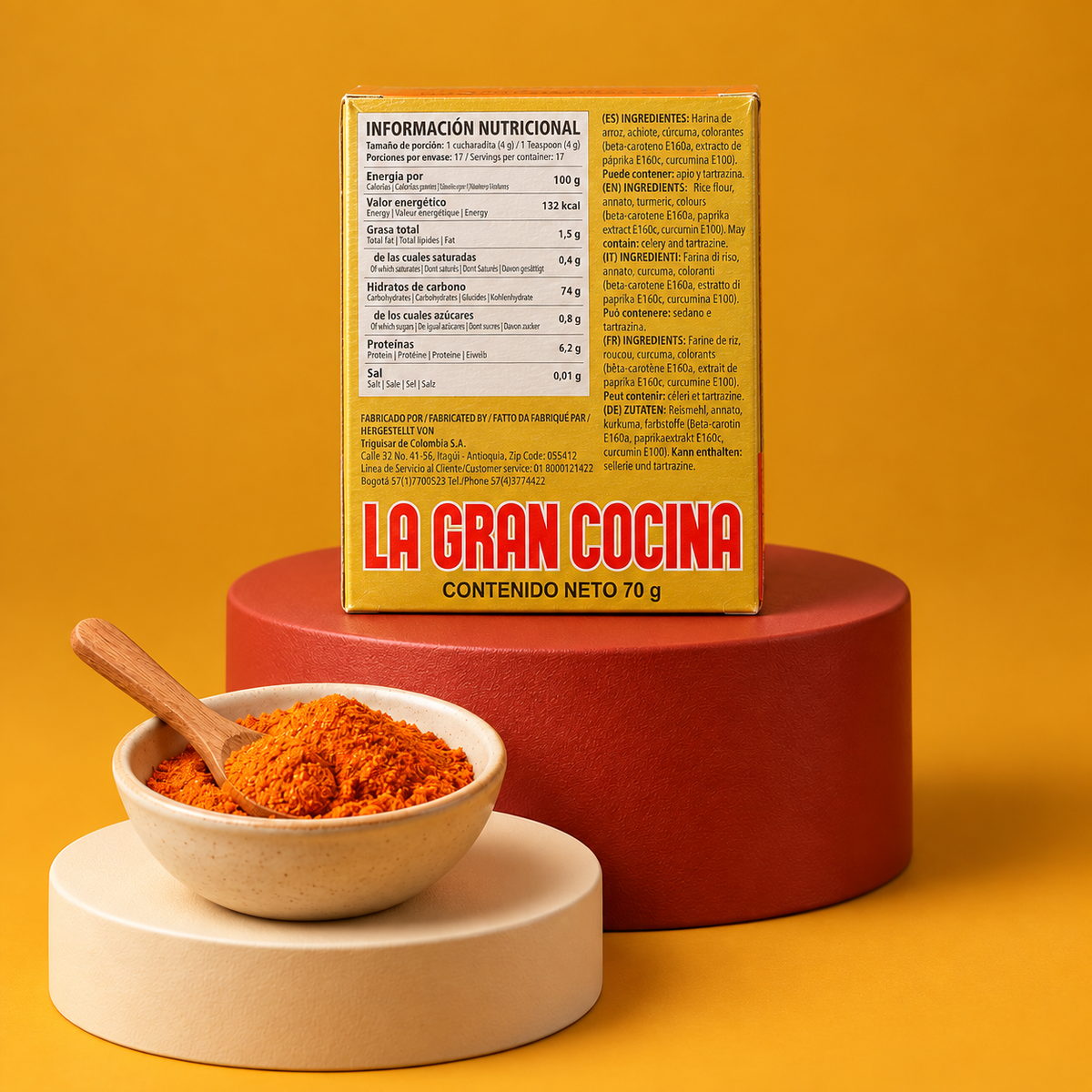 La Gran Cocina Color – Färbende Gewürzmischung 70 g