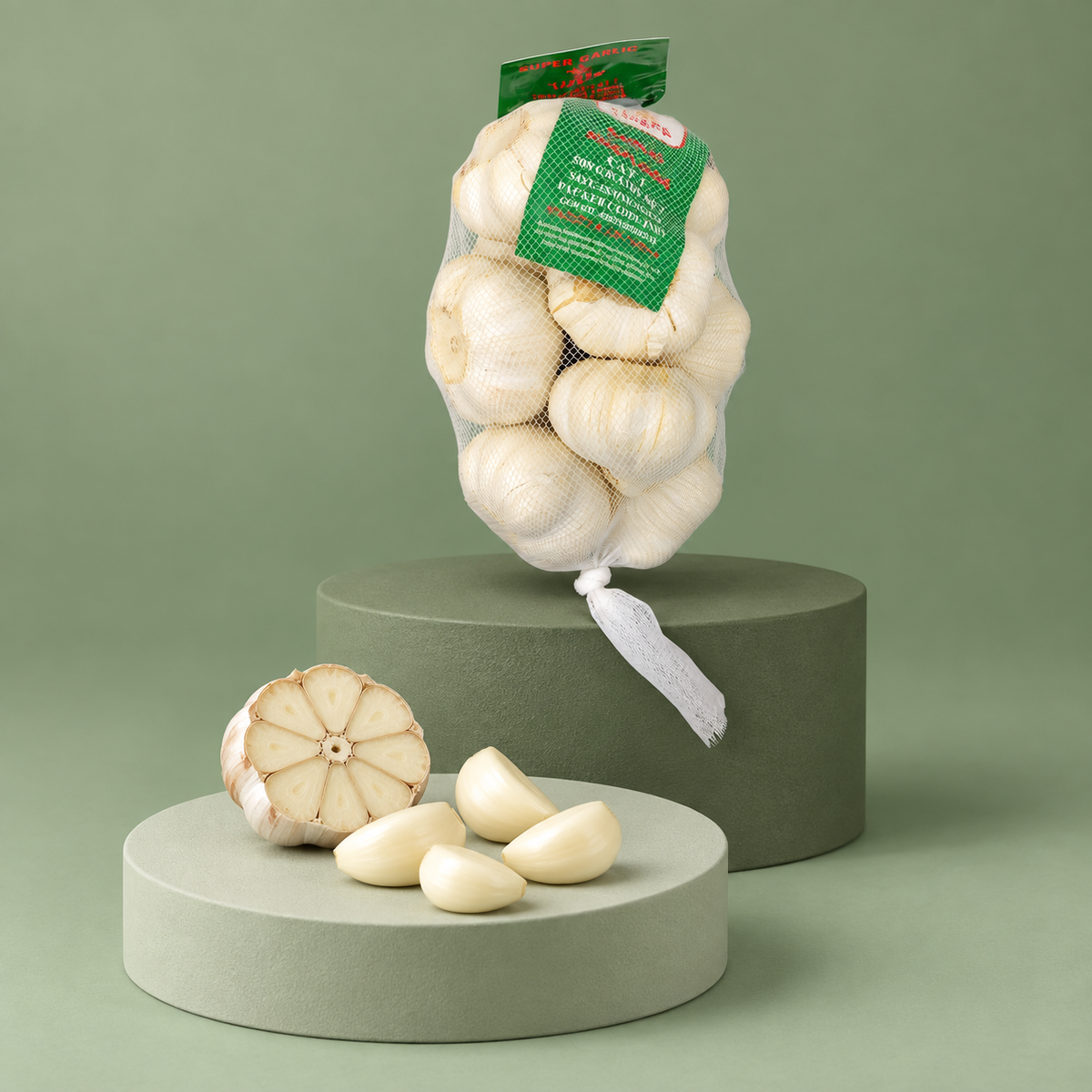 Super Garlic Knoblauch im Netz 500 g