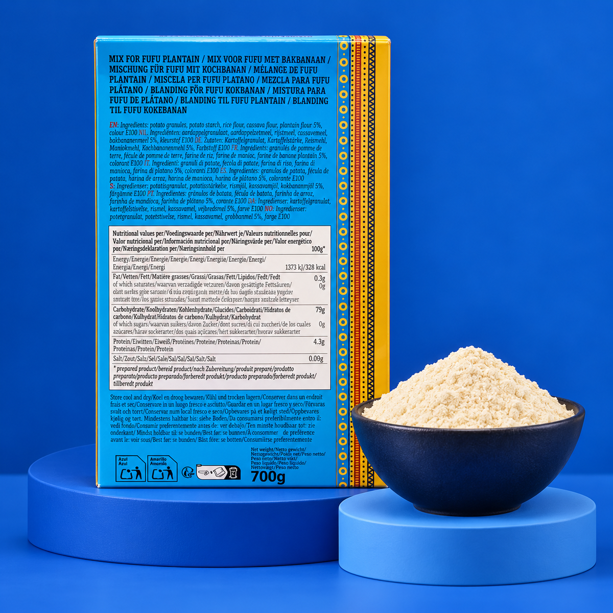 A.F.P. Fufu Plantain Instant 700 g