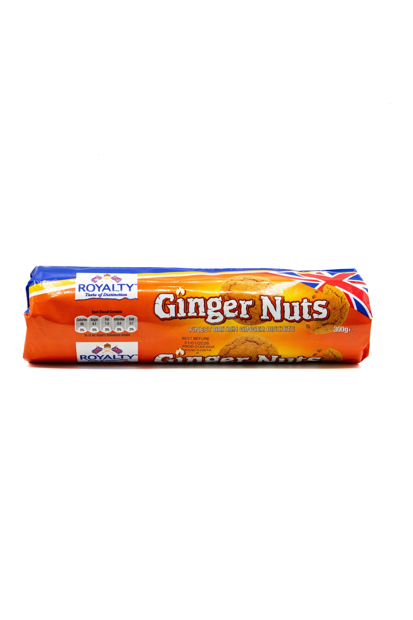 Royalty Ginger Nuts – Klassische britische Ingwerkekse (300 g)