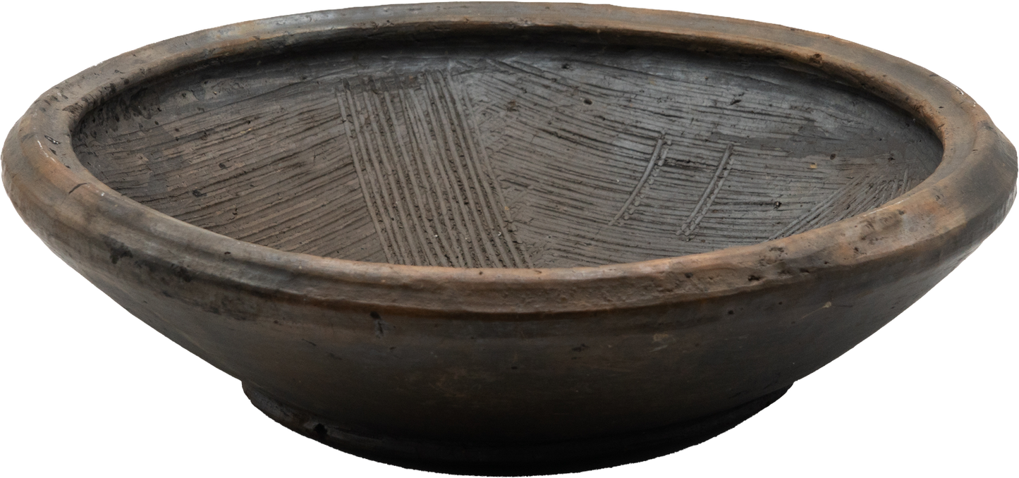 Afrikanische Tonschale(Asanka Twi) – handgefertigt (traditionell, rustikal)