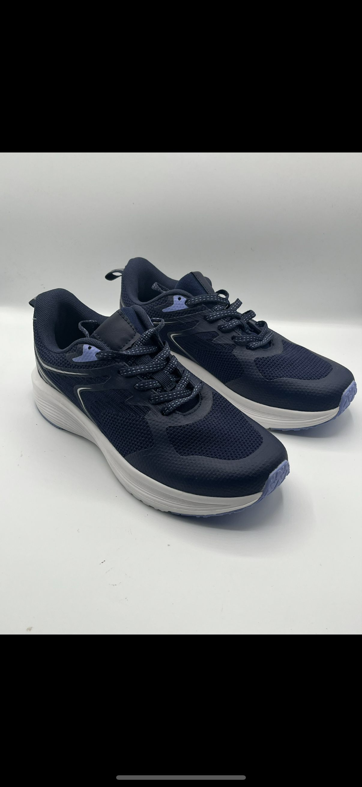 Herren Sneaker Dunkelblau/Weiß – Größe 39 – Second Hand