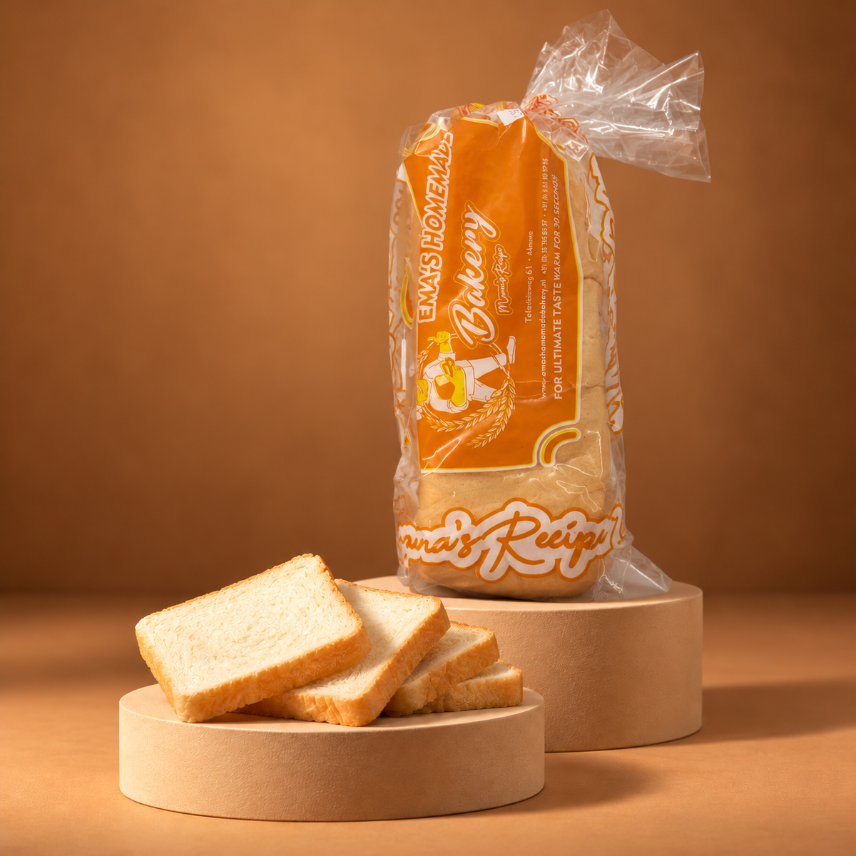 Ema´s Recipe Süß Brot - weiches ghanaisches Weißbrot mit leicht süßlichem Geschmack.