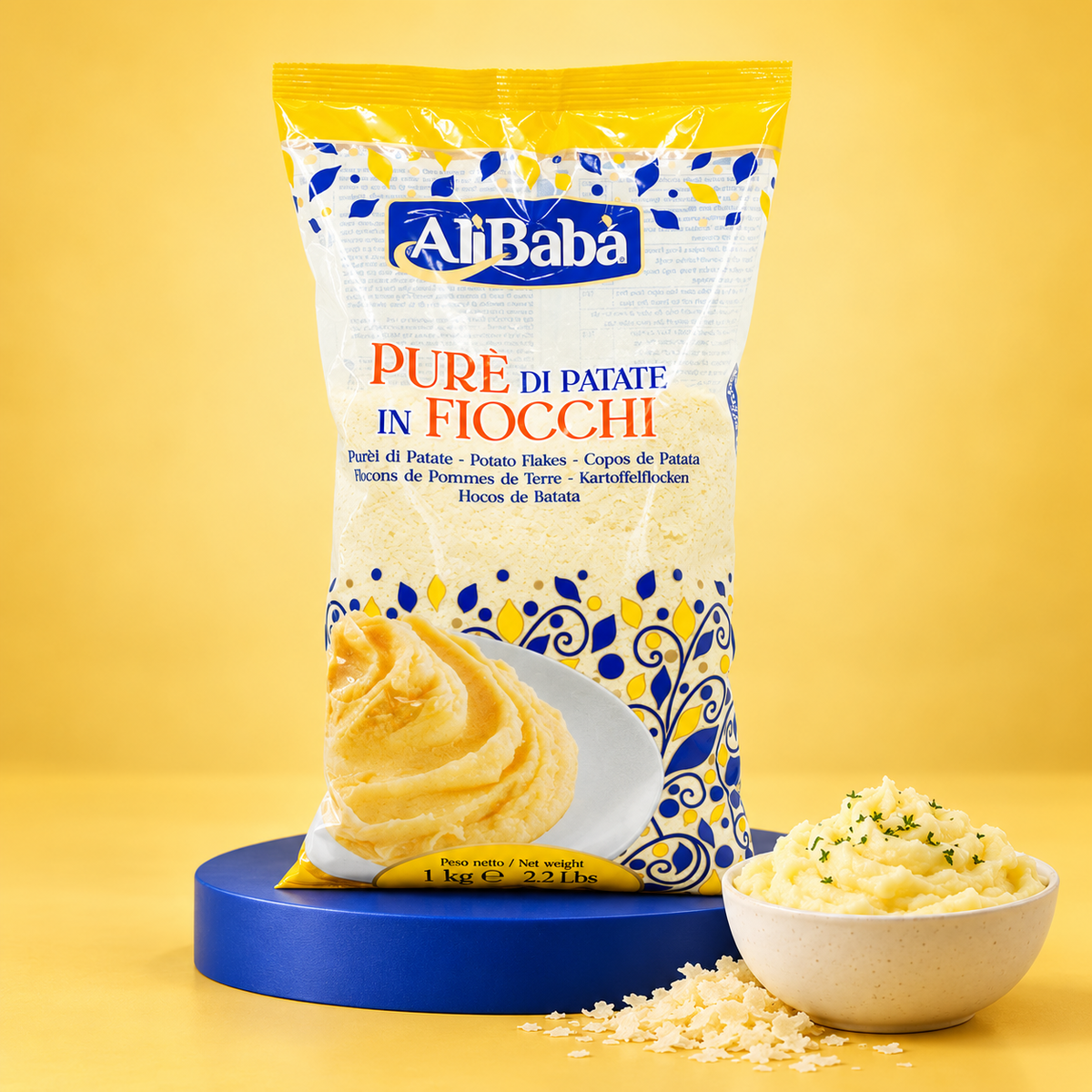 Alibaba Kartoffelflocken – Puré di Patate in Fiocchi 1 kg