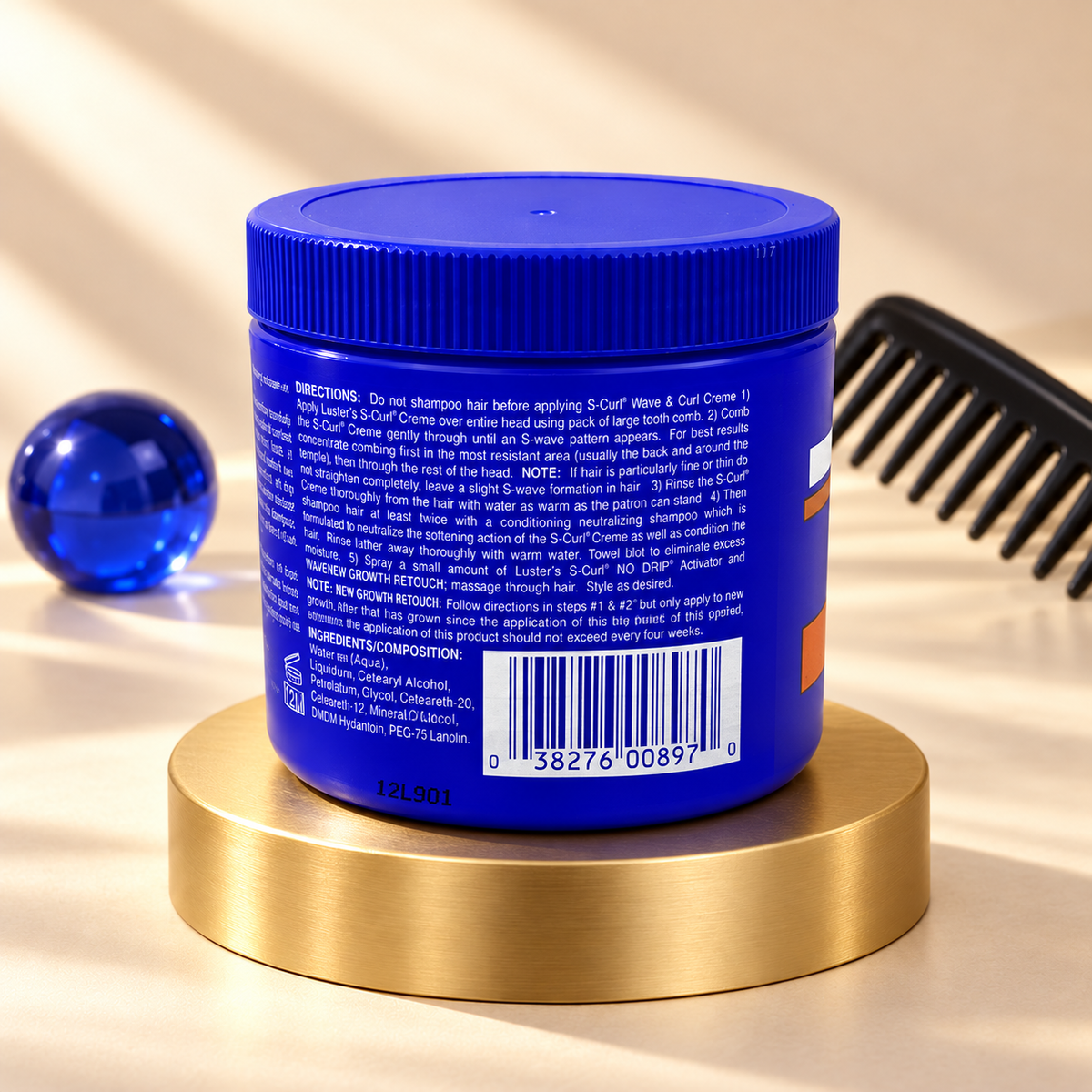 Luster's S-Curl Texturizer – For defined waves & soft curls