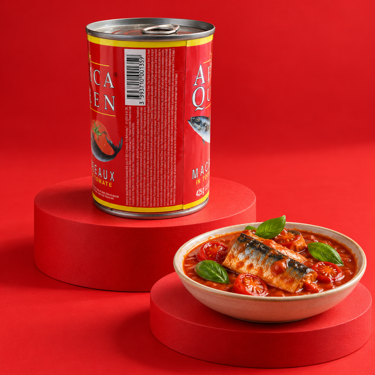 Africa Queen Mackerel in Tomatensauce – 425 g