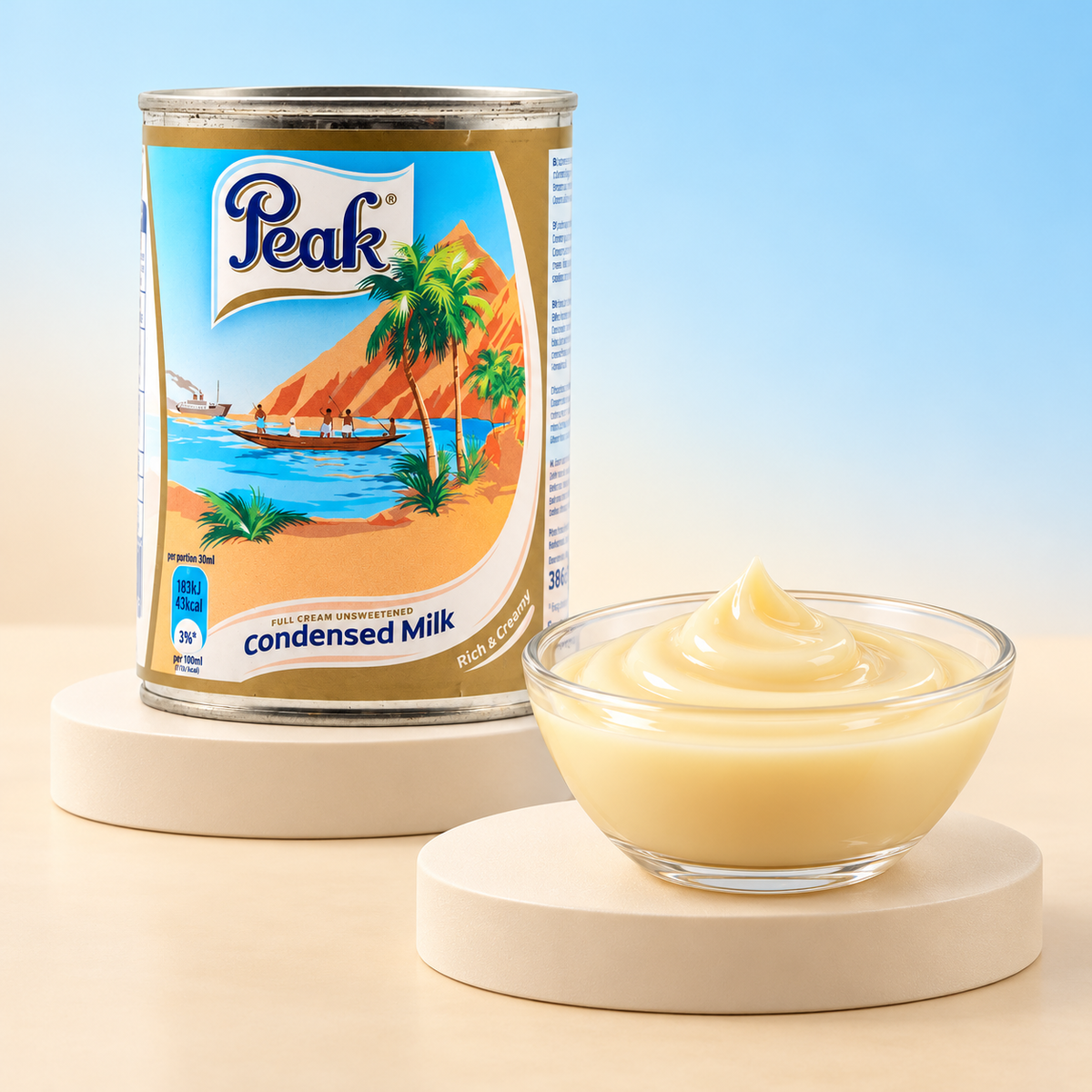 Peak Kondensmilch - ungesüßt