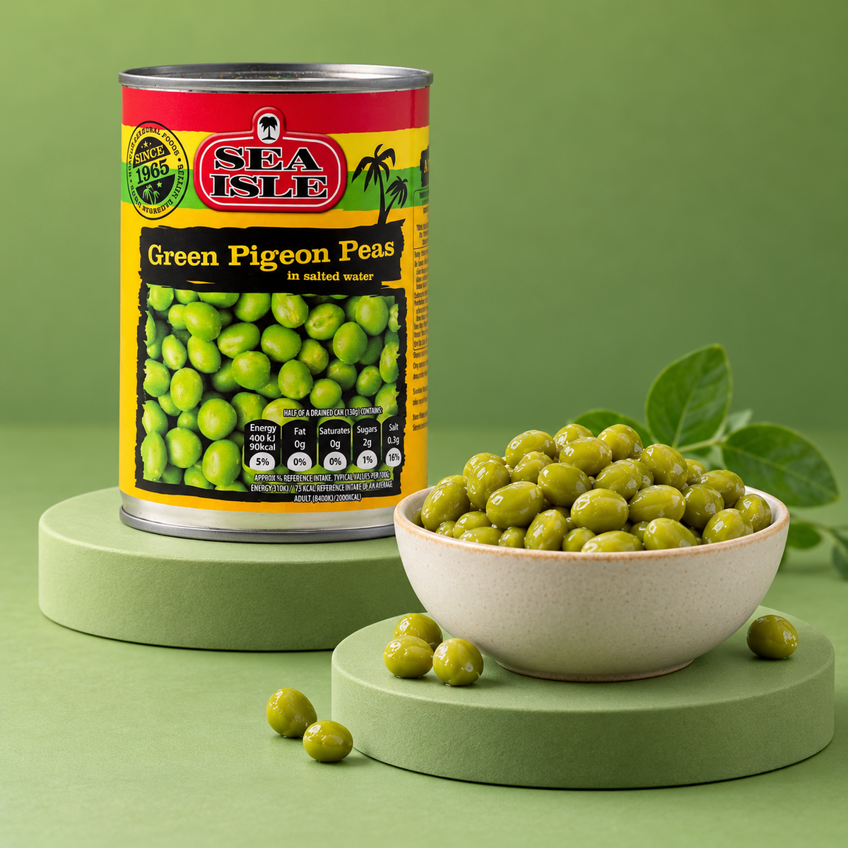 Sea Isle Green Pigeon Peas – 400 g