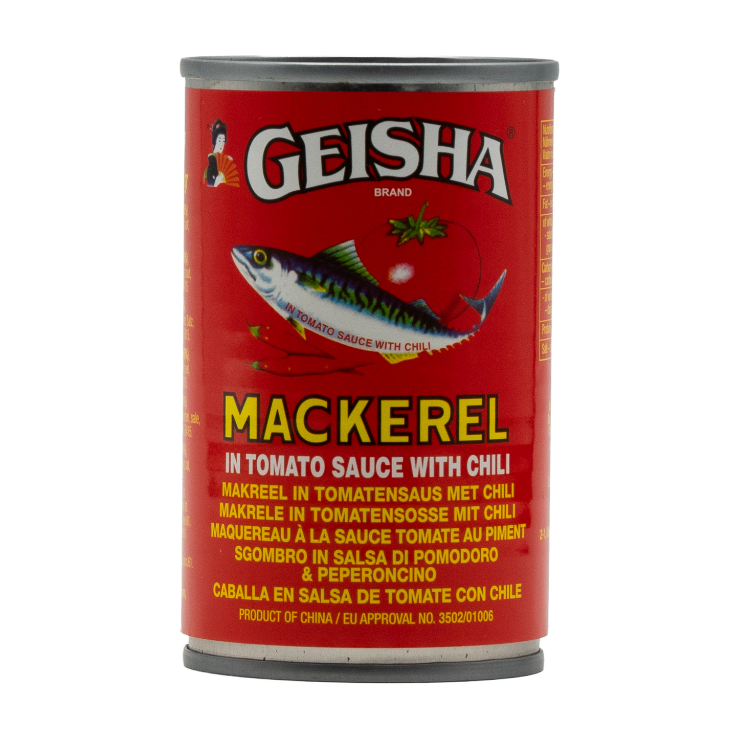 Geisha Mackerel in Tomato Sauce with Chili
