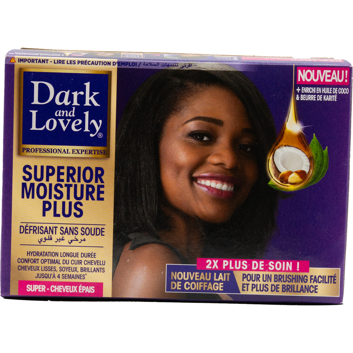 Dark and Lovely Superior Moisture Plus Relaxer – Great for strong hair