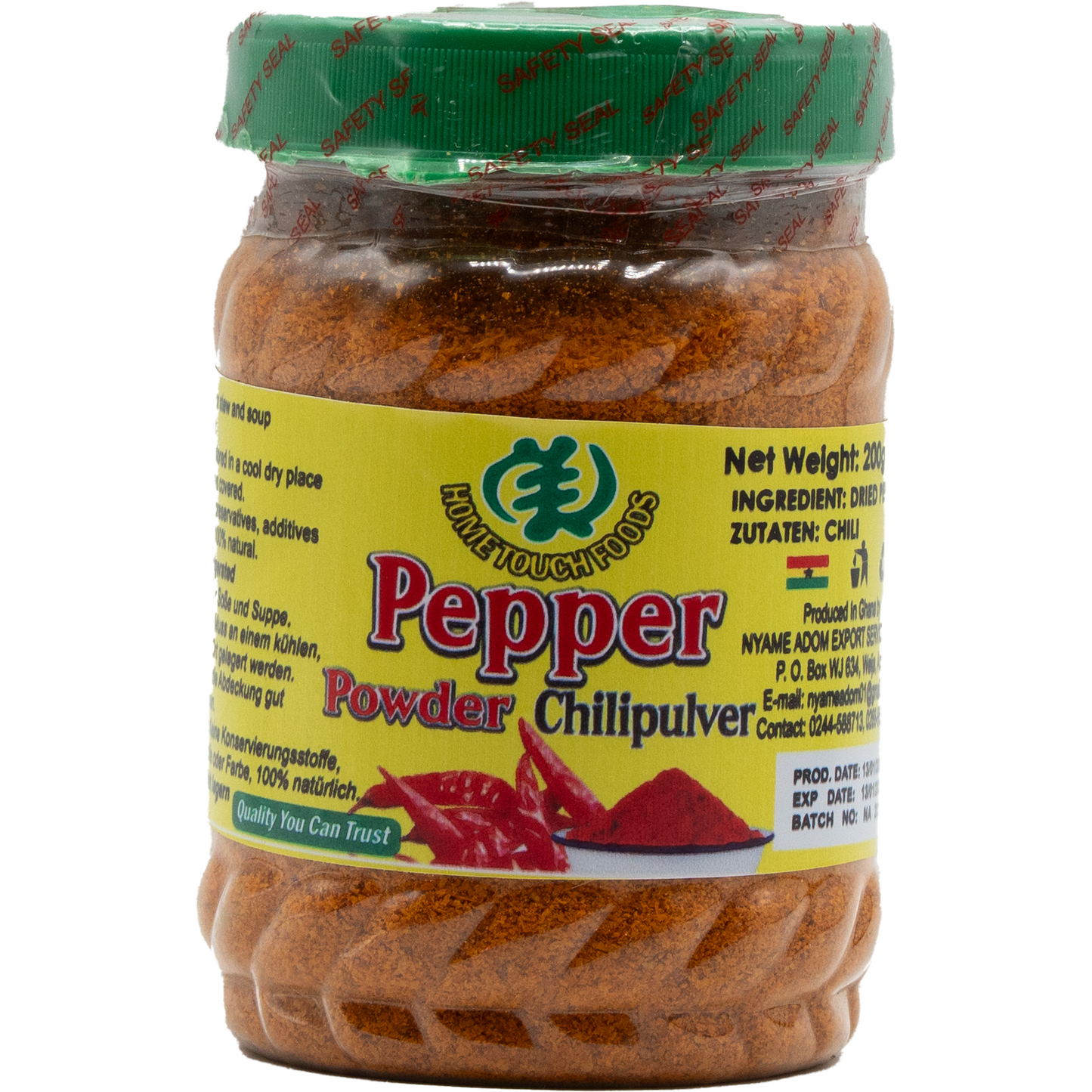 Home Touch Foods Pepper Powder – Schärfe, die begeistert