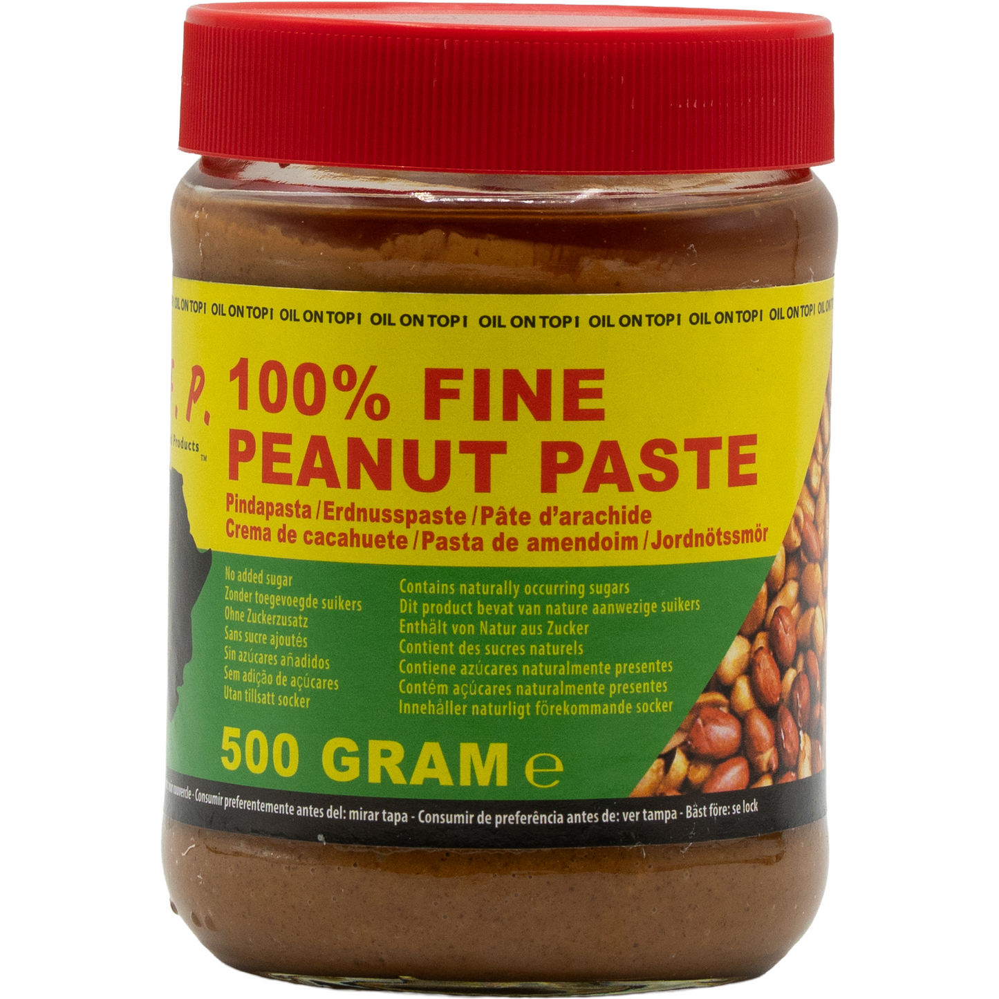 100% Premium Qualität Fine Peanut Paste, Peanut paste without additives (500 g), Peanut Paste