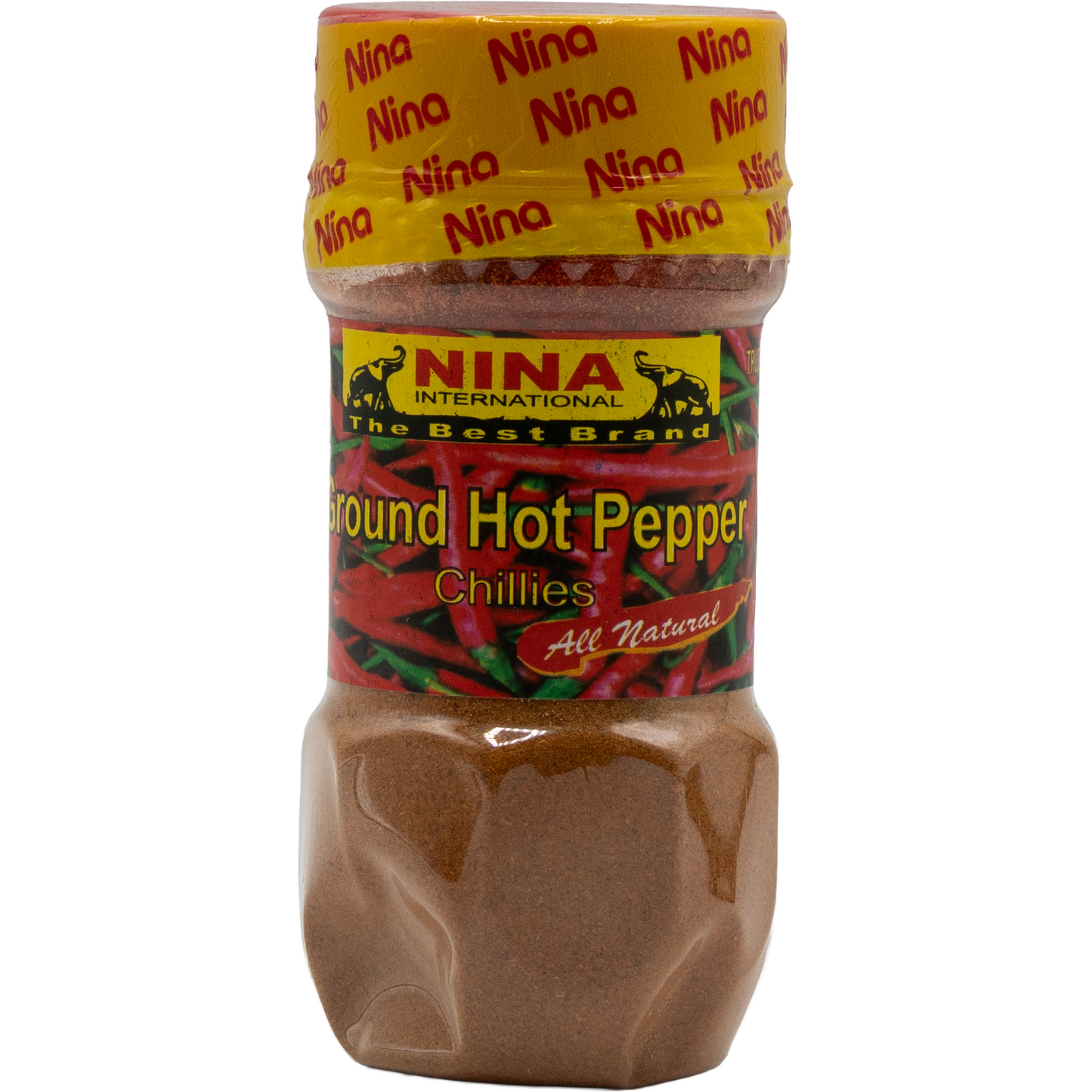 Nina Ground Hot Pepper – Scharfe gemahlene Chilis (100 % Natur)100g