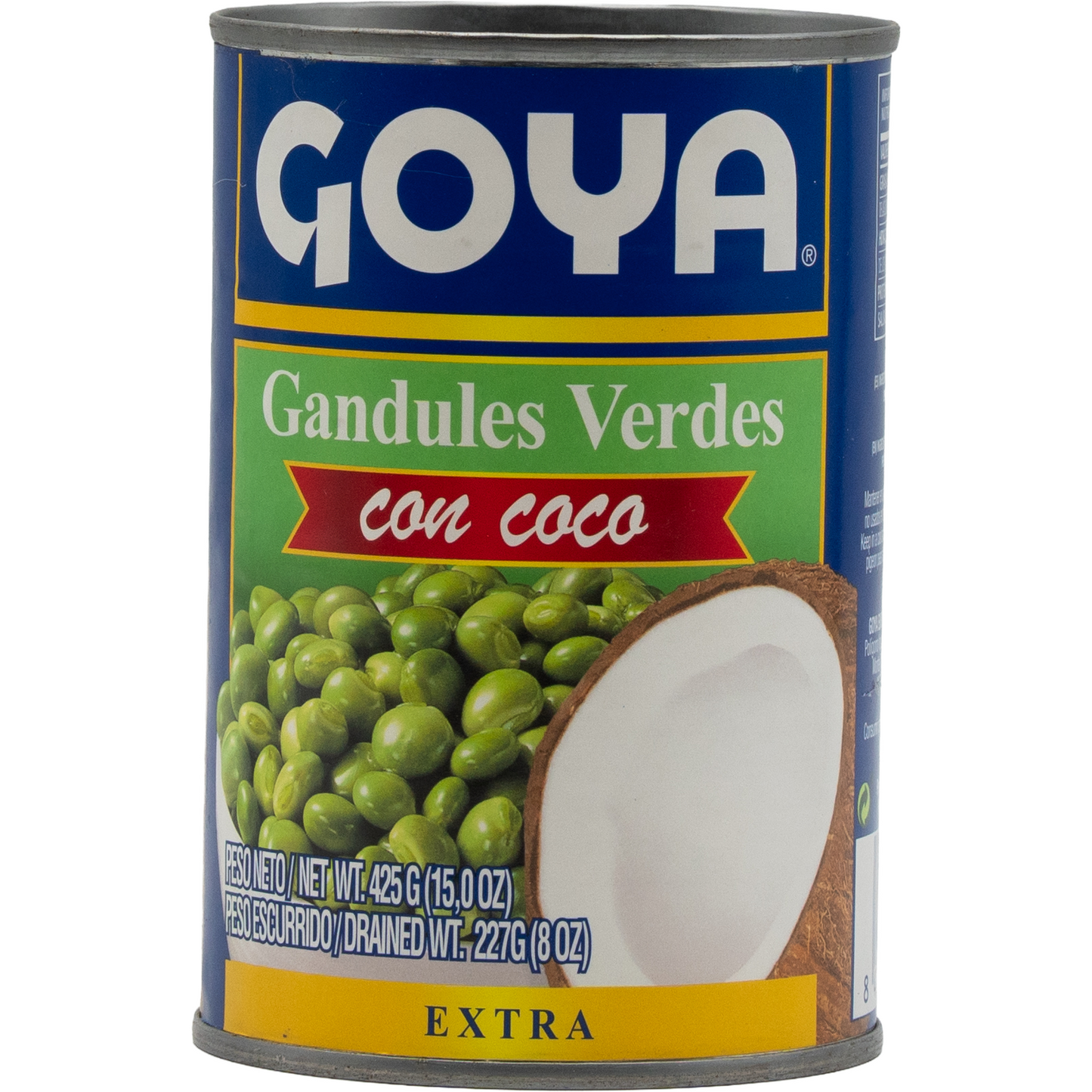 Goya Gandules Verdes con Coco – Grüne Erbsen mit Kokosmilch (425 g)