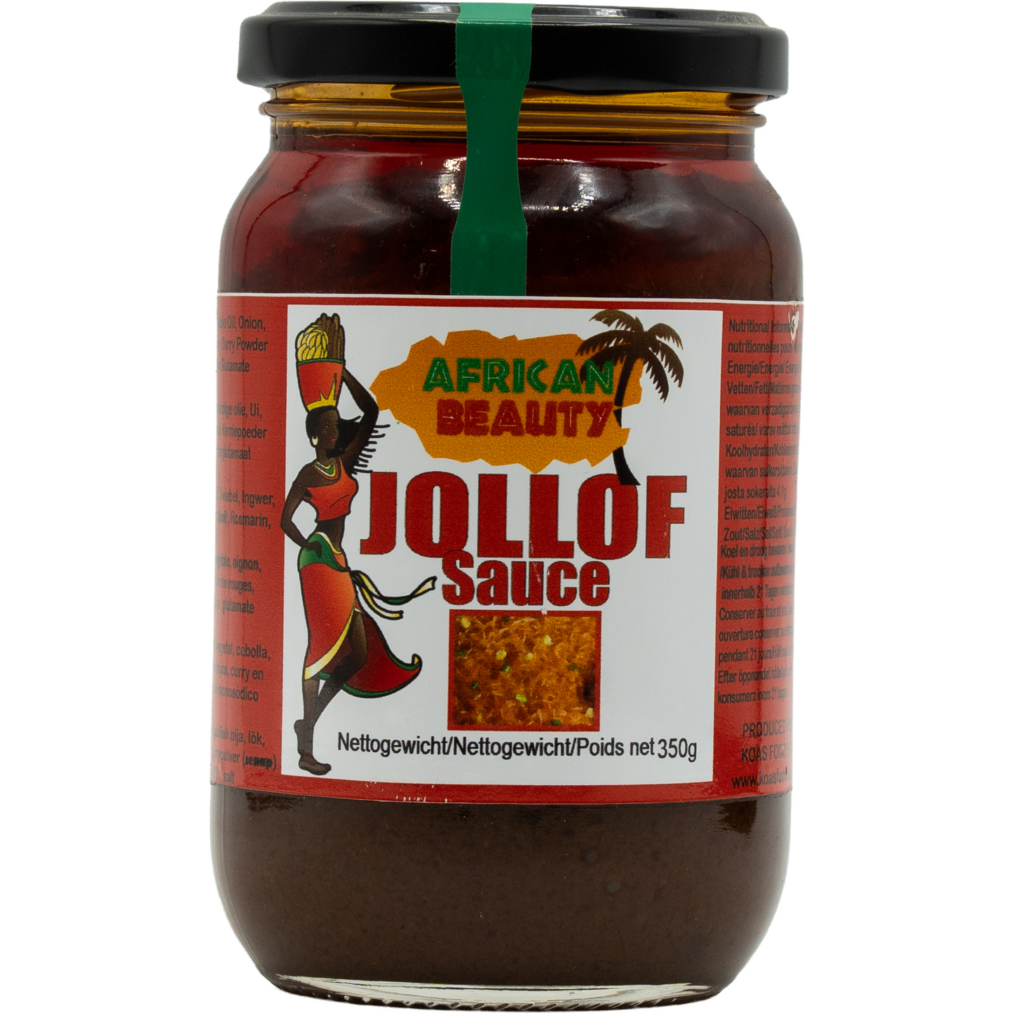 African Beauty Jollof Sauce – Westafrikanische Würzsauce (350 g)