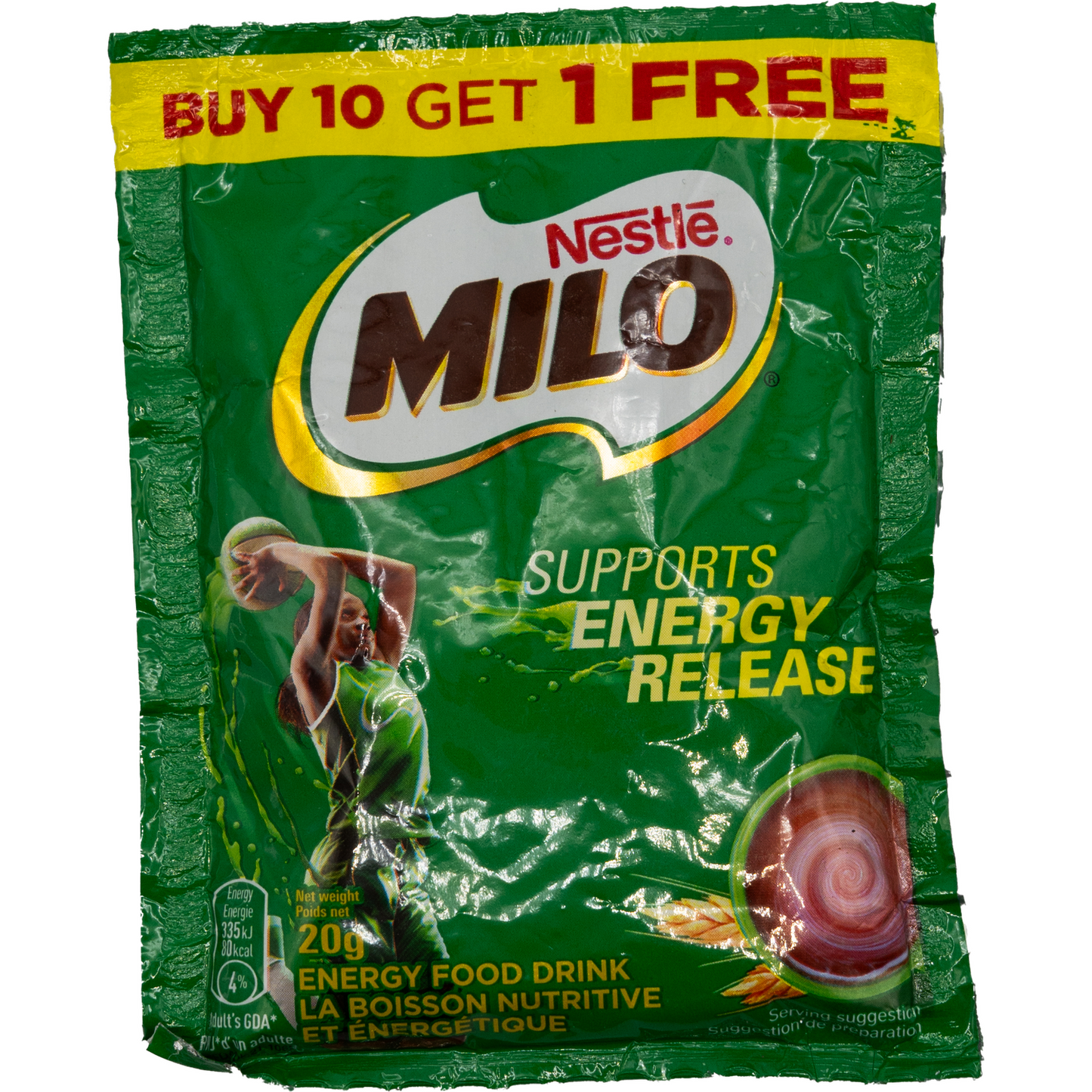 Nestlé MILO – Energy Food Drink (portion sachet, 20 g)