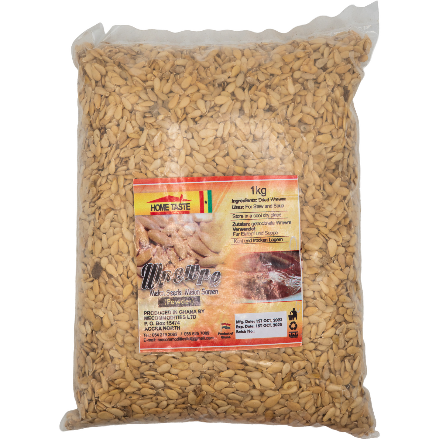 Home Taste Wrewre, Premium Qualität Melonensamen ganz (1 kg), Melonensamen kaufen, Home Taste Wrewre | Premium Qualität Melonensamen ganz (1 kg)