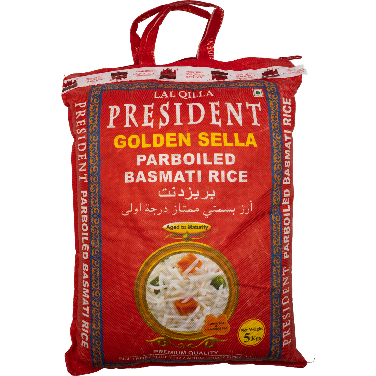Lal Qilla President Golden Sella Parboiled Basmati Rice