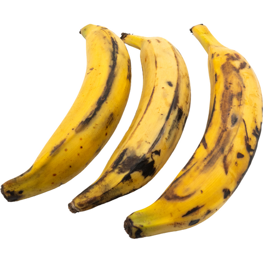 Ripe plantains (yellow) – Sweet & soft for frying, baking & dessert