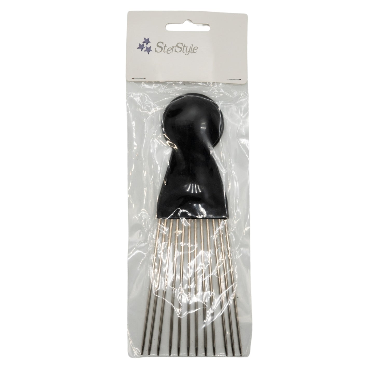 SterStyle Afro Comb with Metal Teeth – For Curly & Afro-Textured Hair