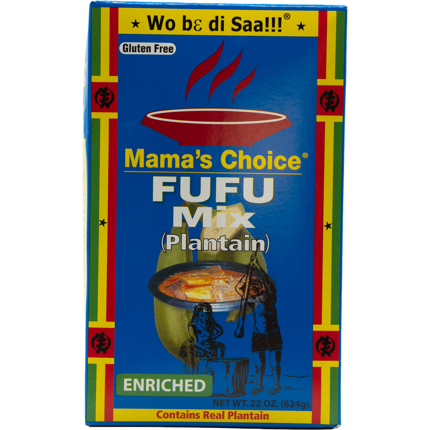 Mama's Choice Fufu Mix (Plantain) – 624g