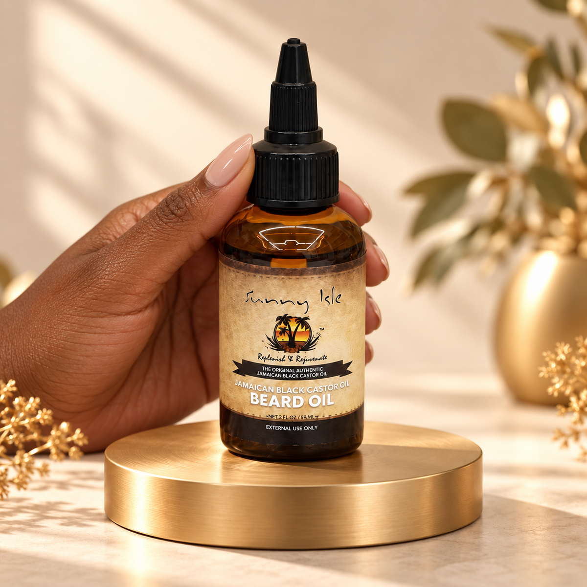 Sunny Isle Jamaican Black Castor Oil Beard Oil – 118 ml