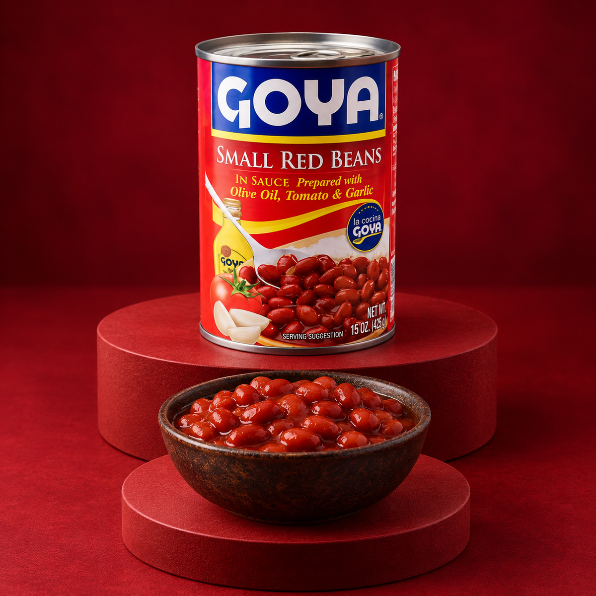 Goya Small Red Beans in Sauce 425 g