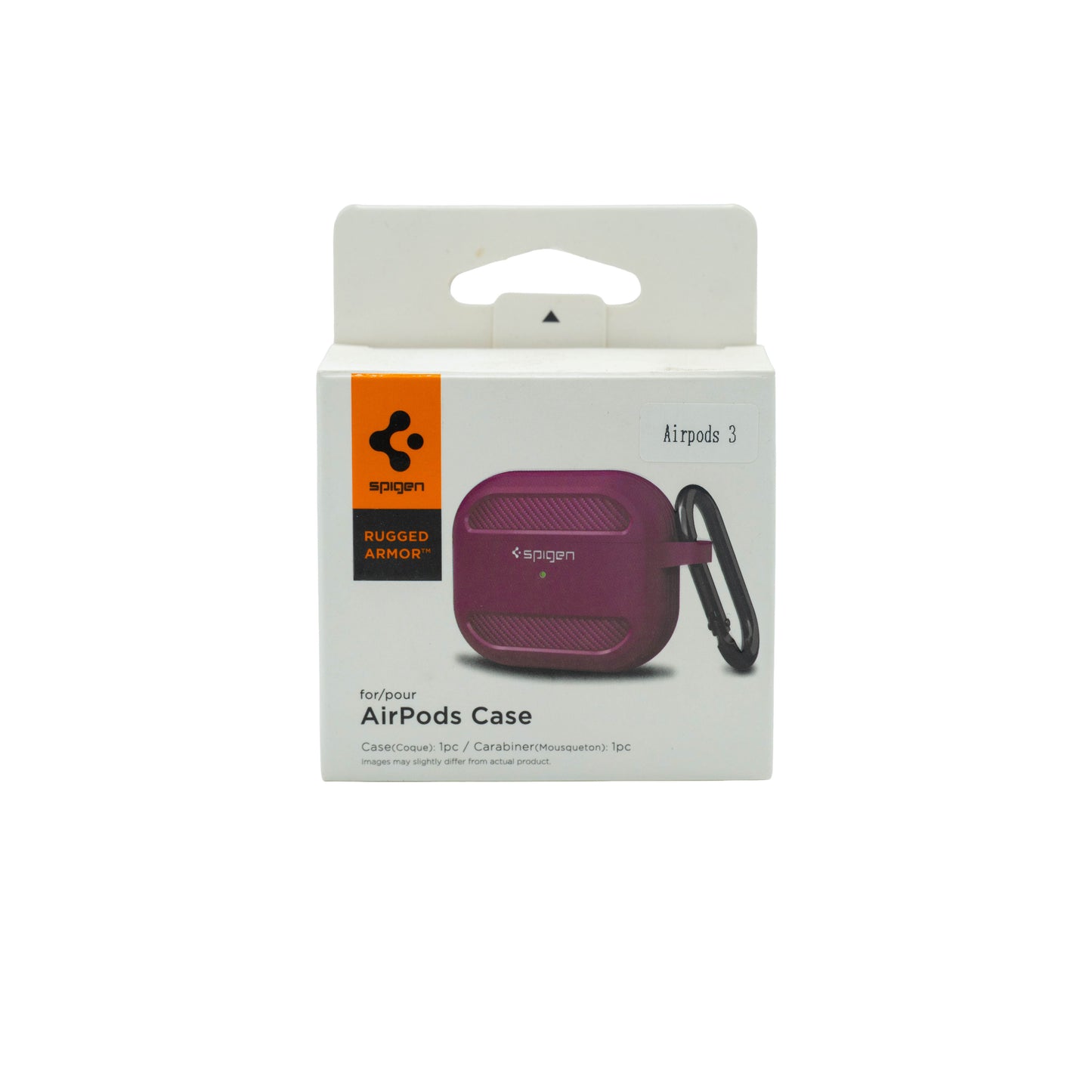 Spigen Rugged Armor AirPods 3 Case – Robuste Schutzhülle mit Karabiner