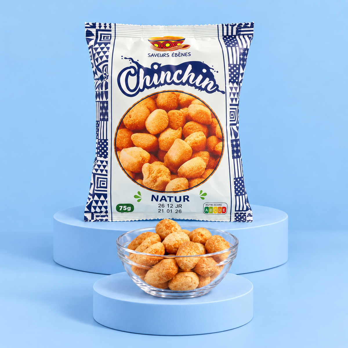 Chin Chin – Natur, Banane oder Kokosnuss 75 g