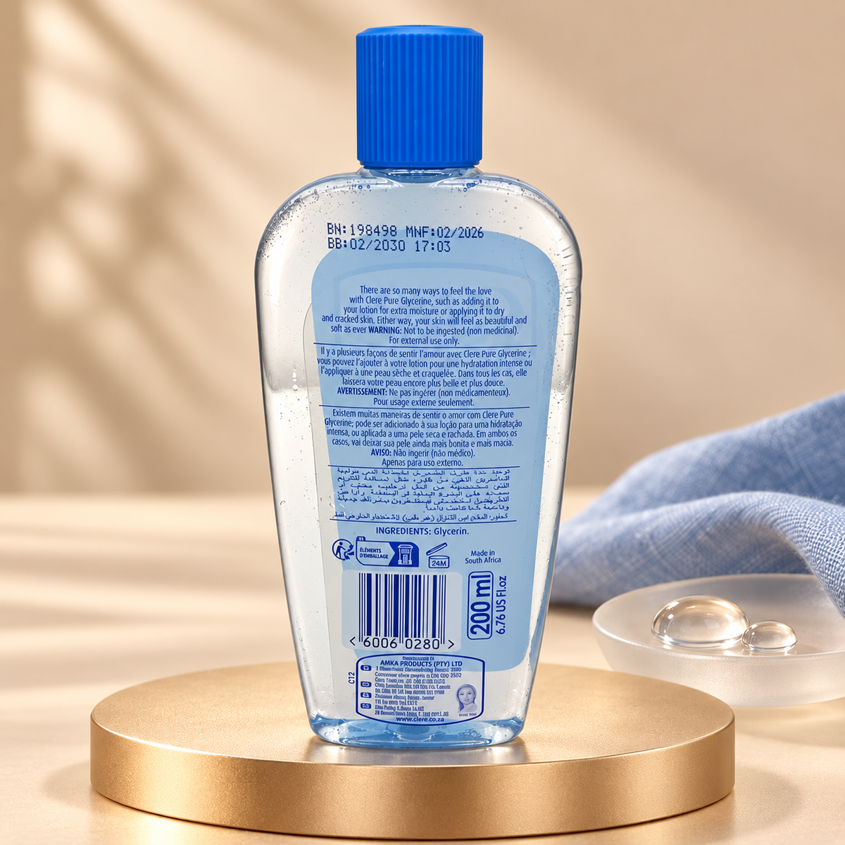 Clere Pure Glycerine – Pure Moisturizer