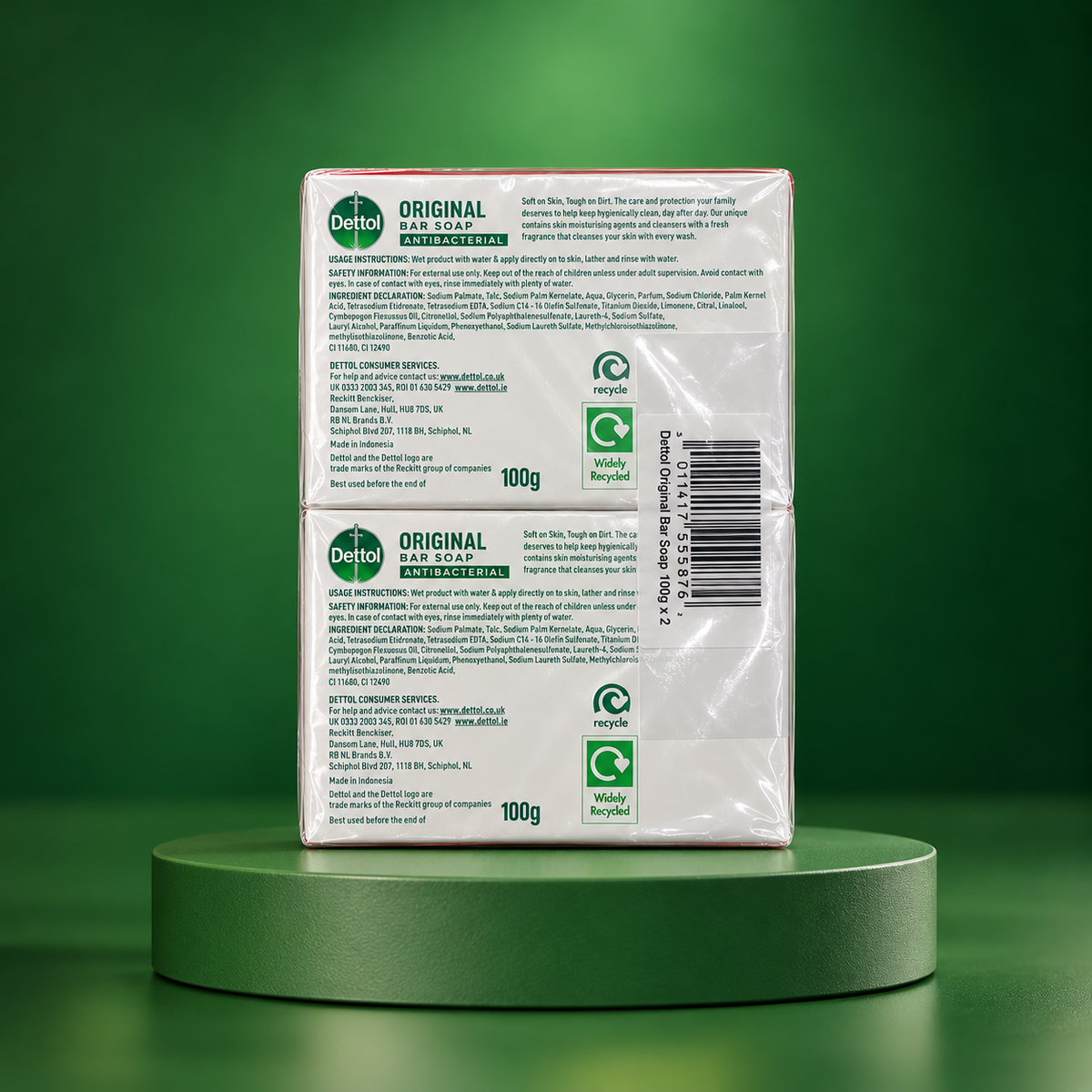Dettol Original Antibakterielle Seife Twin Pack 2 × 100 g