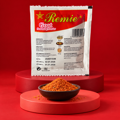 Remie Seasoning Powder – Rind, Ziege oder Fisch Halal 10 g