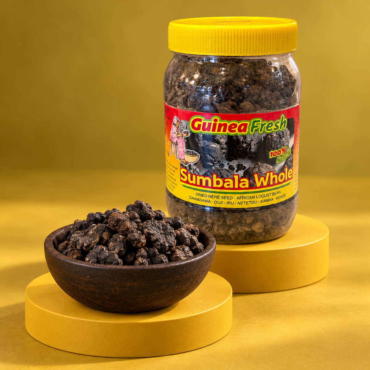 Guinea Fresh Sumbala Ganze Néré-Samen 270 g