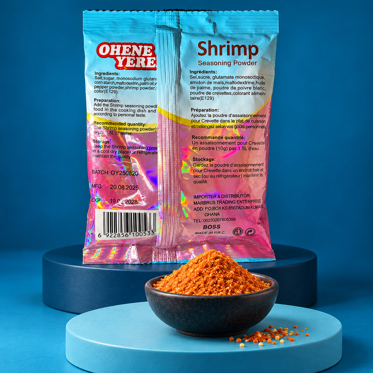 Ohene Yere Garnelen Gewürzpulver 10 g