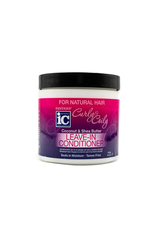 Fantasia IC Curly & Coily Leave-In Conditioner mit Kokos & Sheabutter – 453g