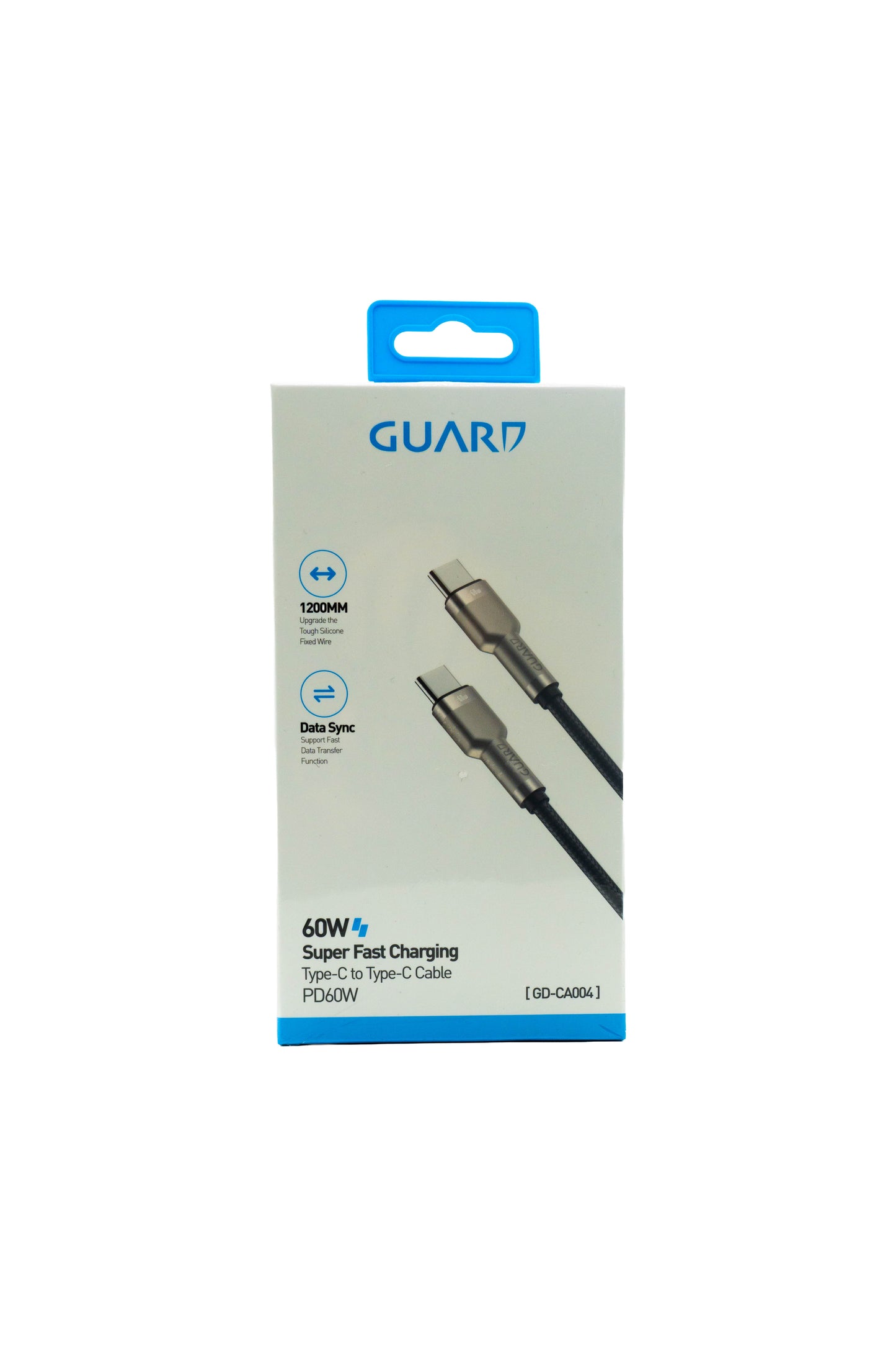 GUARD 60W Type-C auf Type-C Kabel – Super Fast Charging PD Kabel 120cm