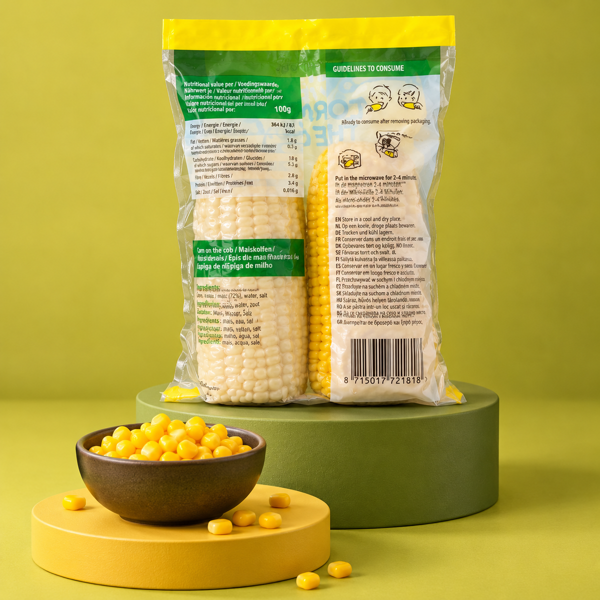 Super Sweet Corn on the Cob – Maiskolben 450 g