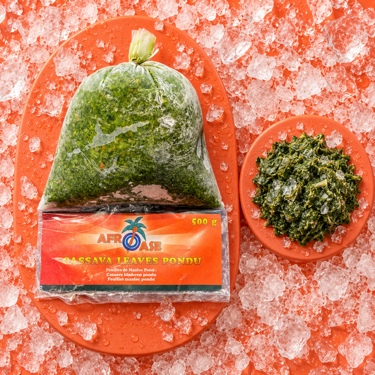 Afroase Cassava Leaves Pondu 500g