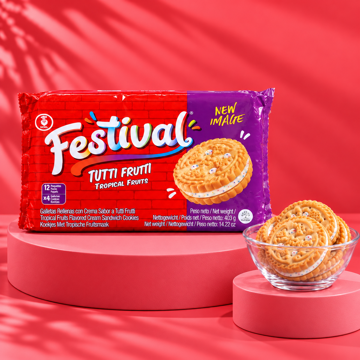 Festival – Gefüllte Sandwich-Kekse, 360 g