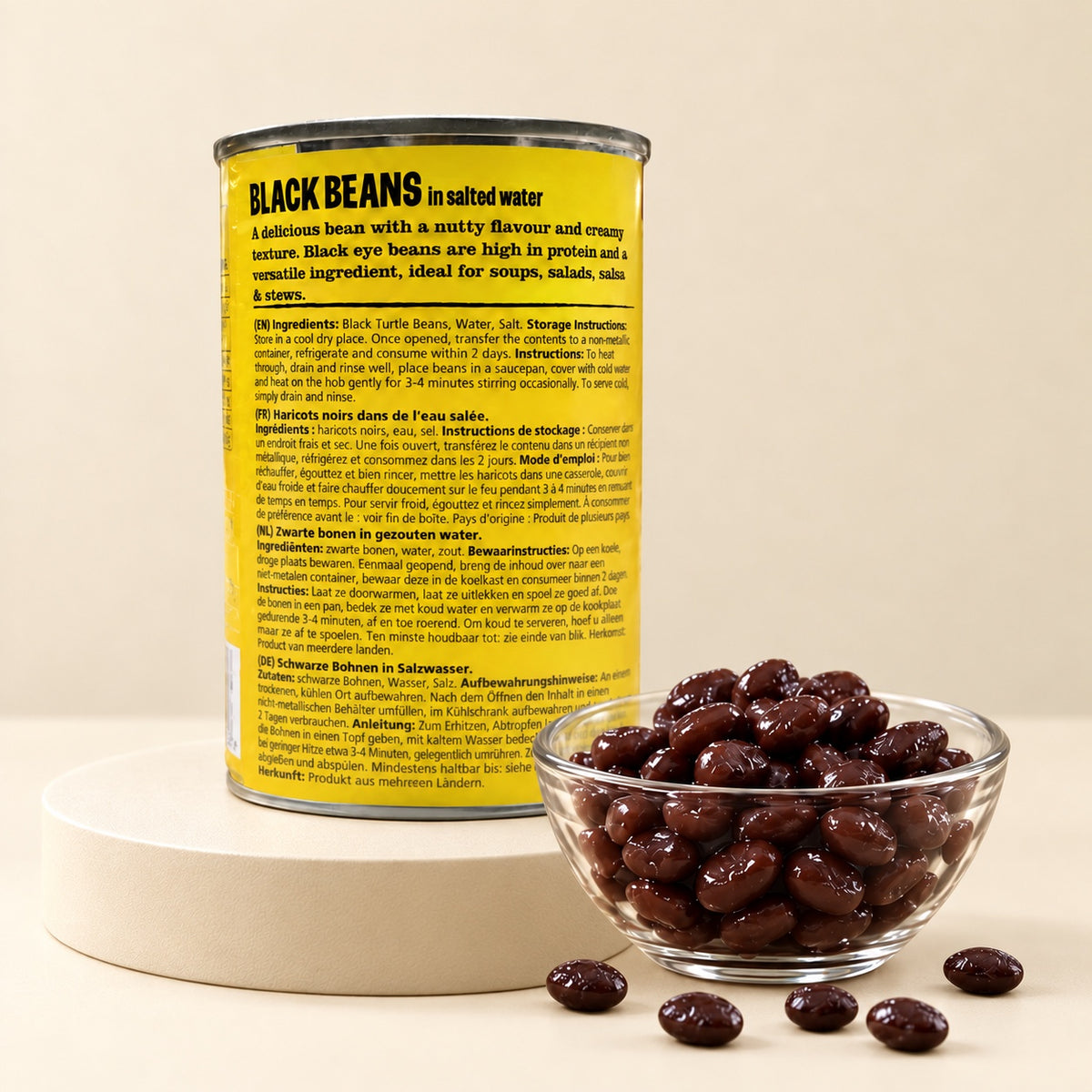 Sea Isle Black Beans in Salzwasser 400 g