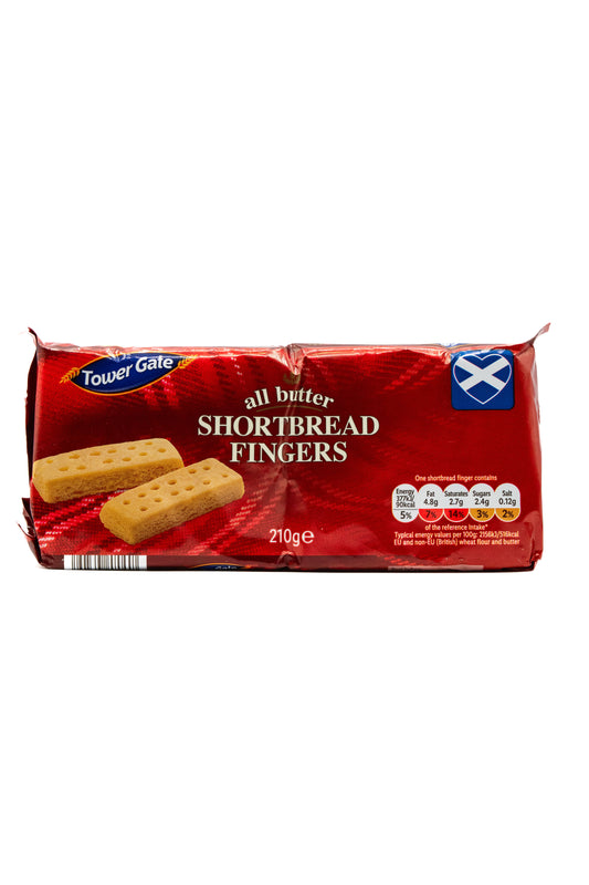 Tower Gate All Butter Shortbread Fingers 210g
