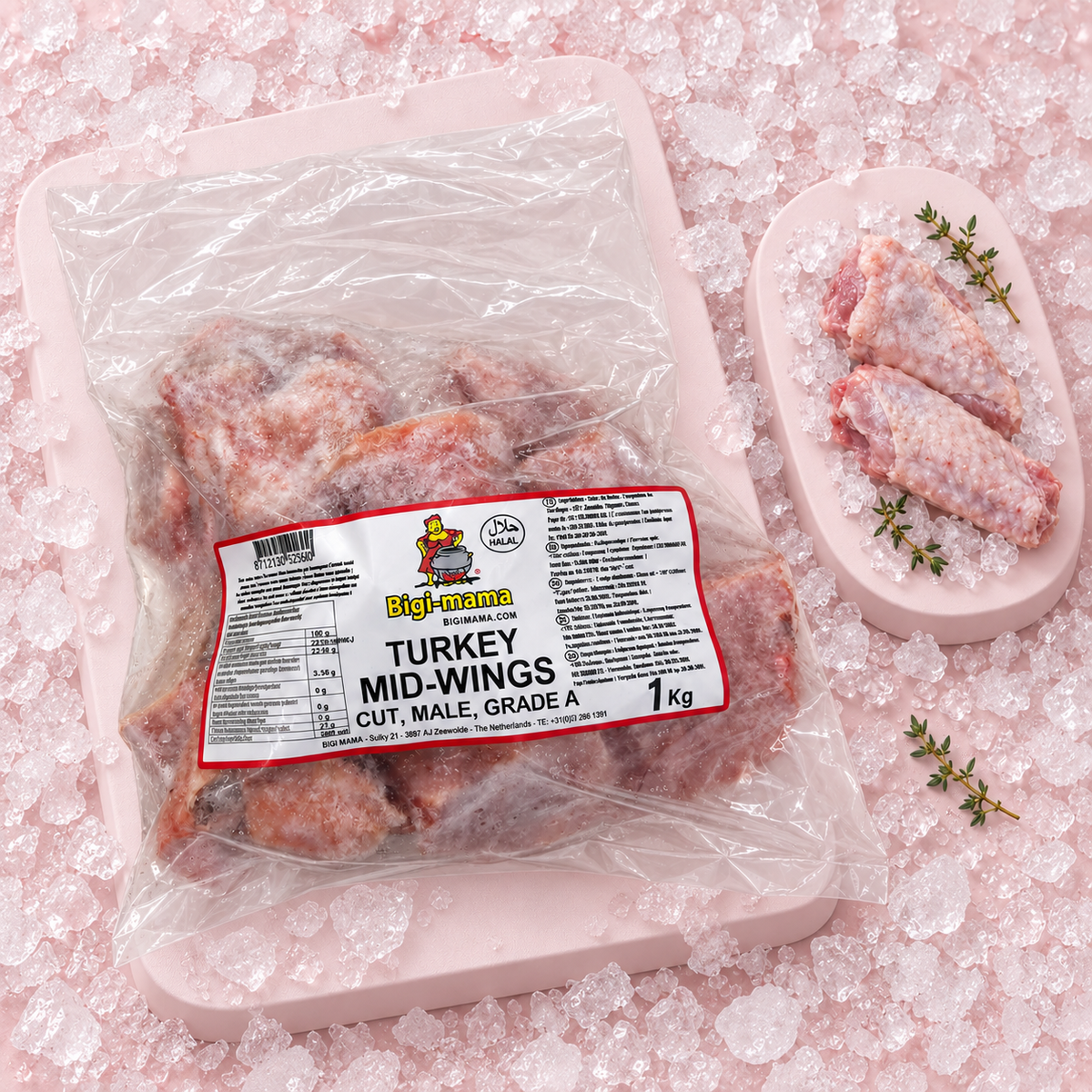 Turkey Mid-Wings 1 kg