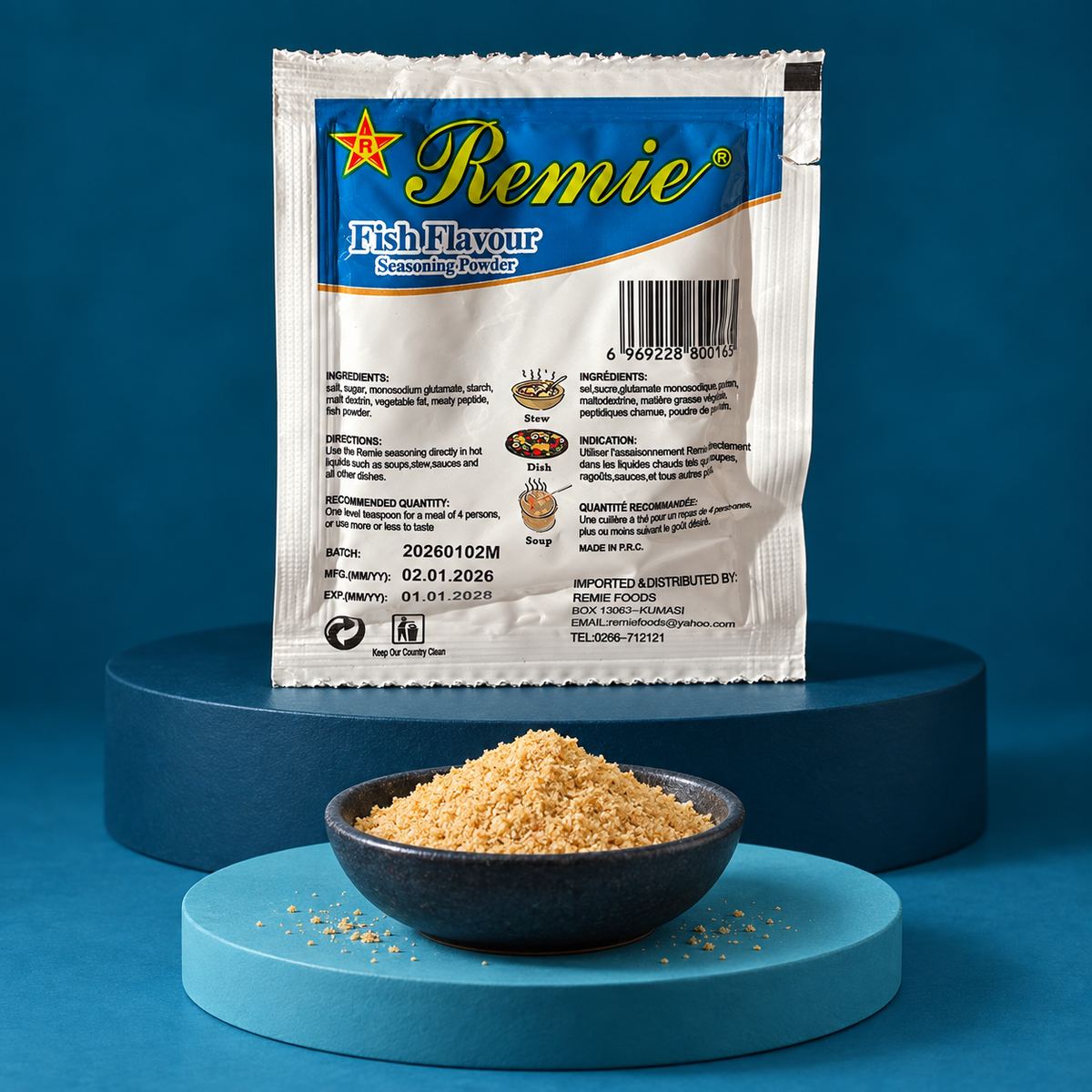 Remie Seasoning Powder – Rind, Ziege oder Fisch Halal 10 g