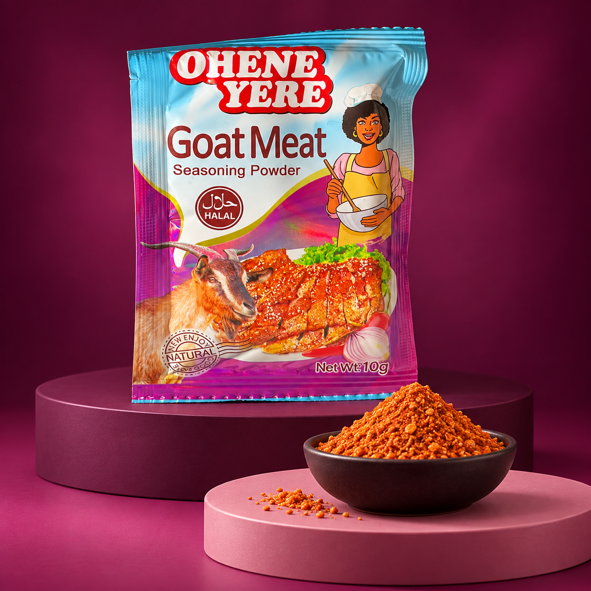Ohene Yere Ziegenfleisch Gewürzpulver 10 g