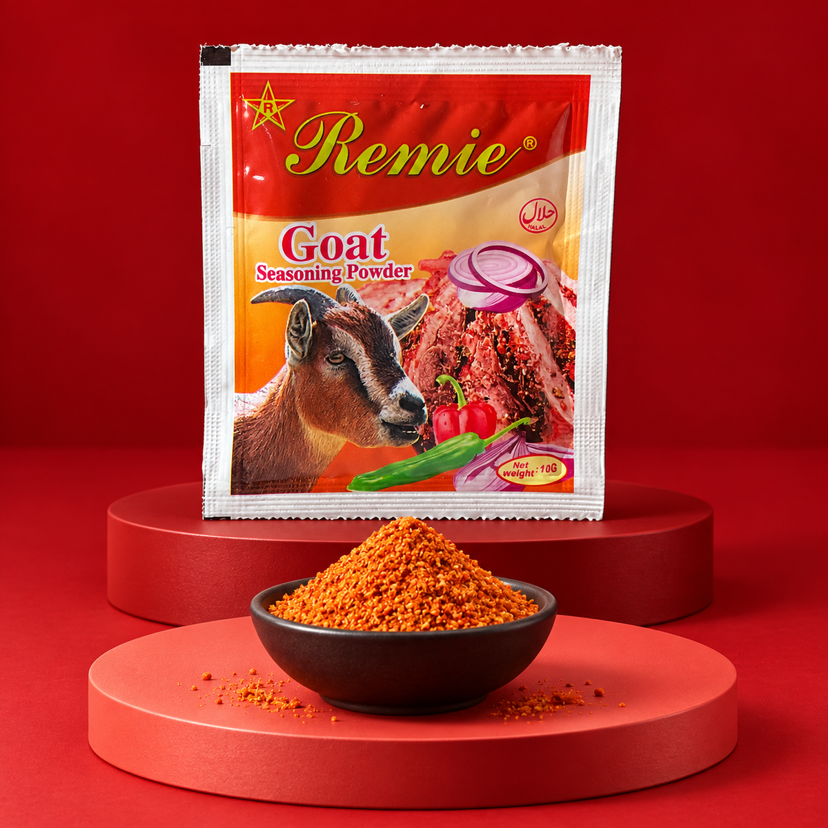 Remie Seasoning Powder – Rind, Ziege oder Fisch Halal 10 g