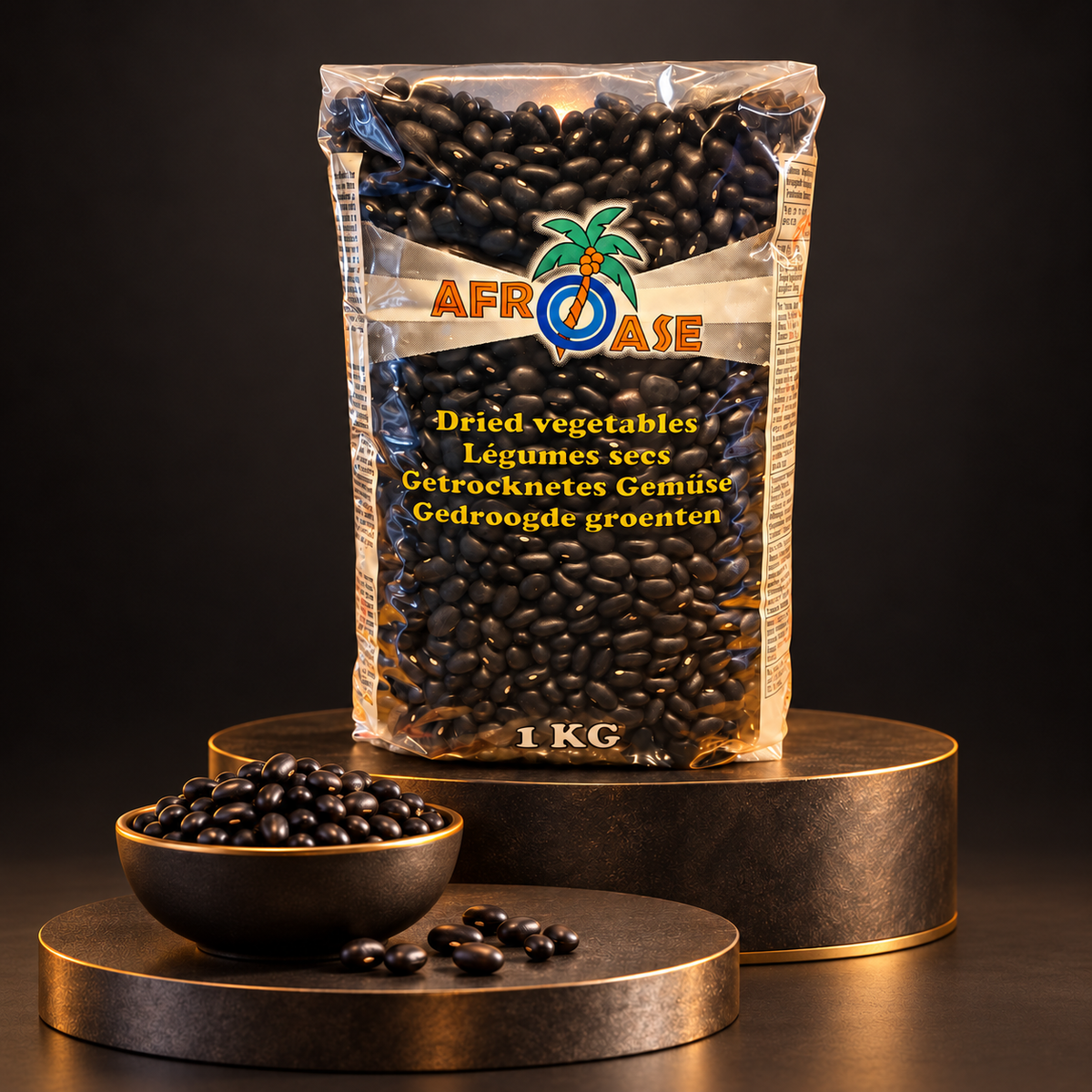 Afroase Schwarze Bohnen 1 kg