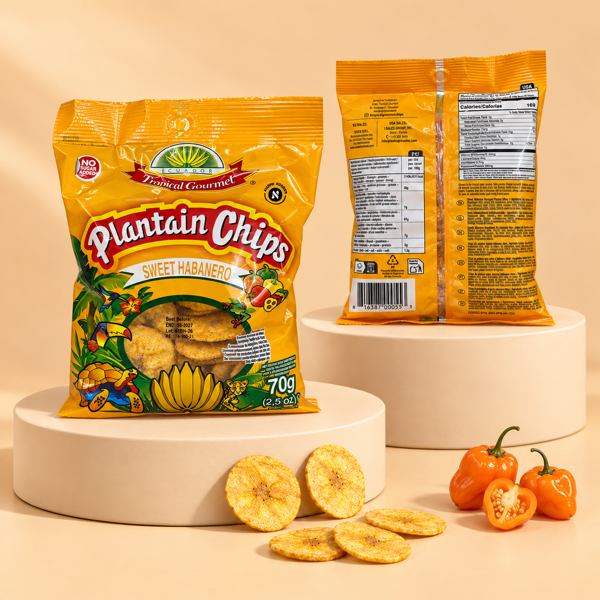 Tropical Gourmet Plantain Chips 85 g